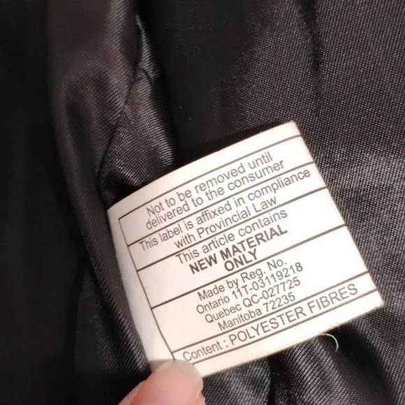 Guess Black Puffer Coat W Silver Detail Sz.M Gently Worn - Picture 13 of 15